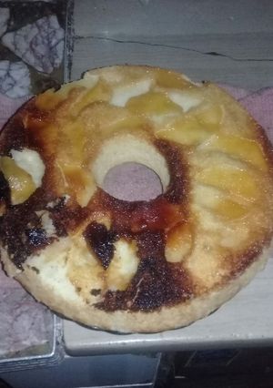 Una foto de Torta de manzana