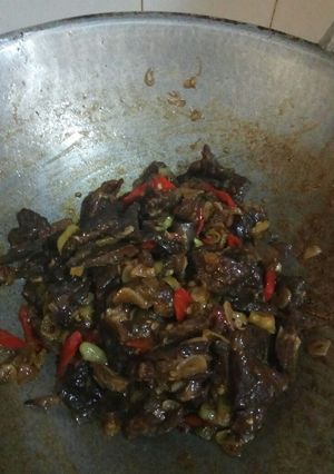 Foto resep Oseng Paru Pedas