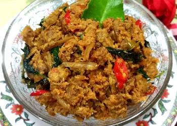 Resep Baru 254. Bothok Tempe Teri (Tanpa Bungkus) Lezat Mantap