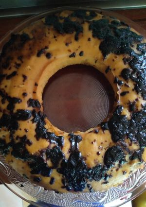 Foto resep Bolu tape kukus coklat topimg coklat. Masih pemula