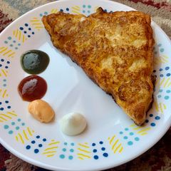 A picture of Potato French Toast.