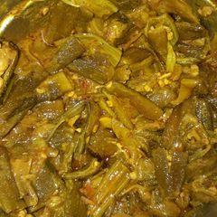 A picture of Masala Bhindi.