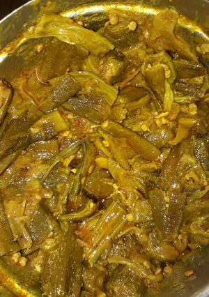 A picture of Masala Bhindi.