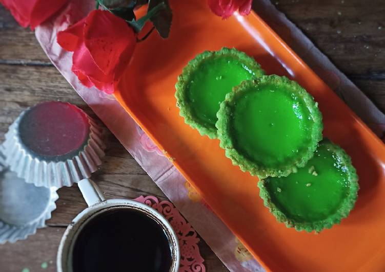 Resep 28. Pie Susu Pandan Sederhana