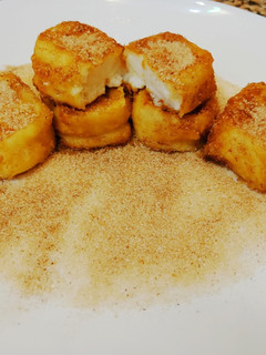 Una foto de Leche frita sin huevo