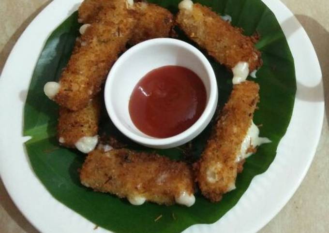 Cheesy fritters Recipe