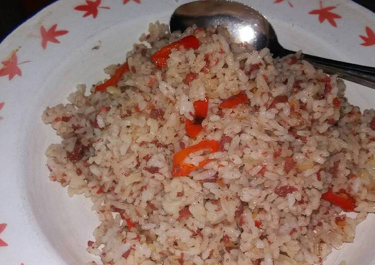  Resep  Nasi  goreng  kornet  pedes gilaaa oleh Villa 