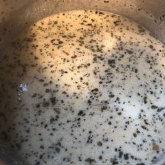 A picture of Creamy Bacon Mushroom Soup (Keto/Low Carb).