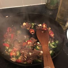 A picture of Spicy lamb liver (pre 15min, cook 5min).