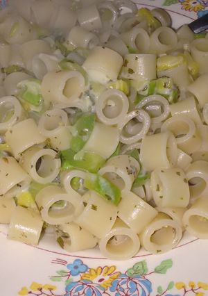 Una foto de Zapallitos con pastas #express