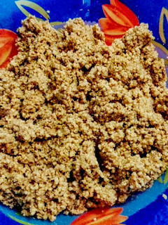 Una foto de Cous cous con ternera, piña y nueces al toque agridulce
