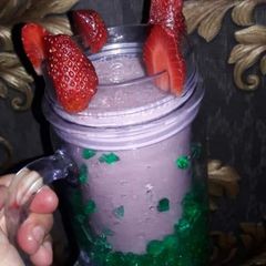 A picture of Strawberry milkshake.