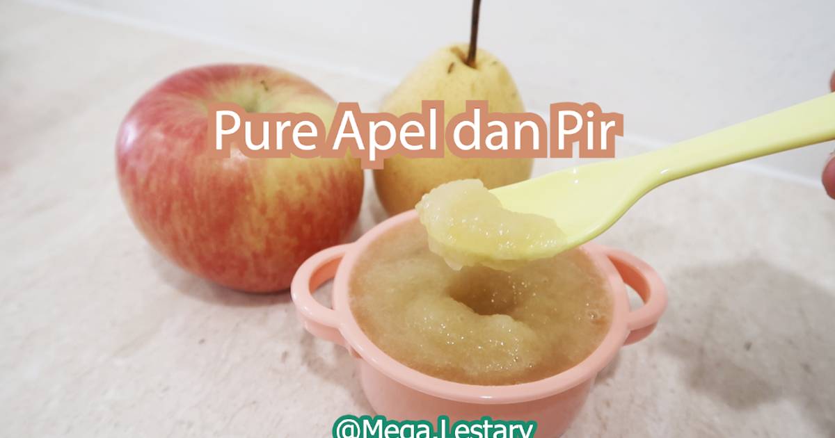 204 resep pure buah pir mpasi enak dan sederhana ala rumahan Cookpad