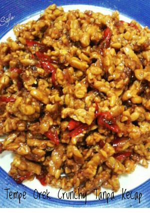 Foto resep Tempe Orek Crunchy Tanpa Kecap