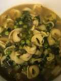 Tortellini con espinacas