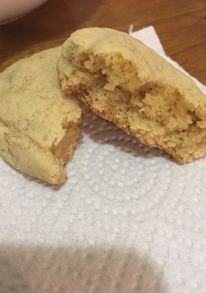A picture of Soft Lemon Ginger Cookies*.