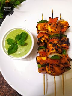 পনির টিক্কা(Paneer Tikka recipe in bengali) রেসিপির প্রধান ছবি