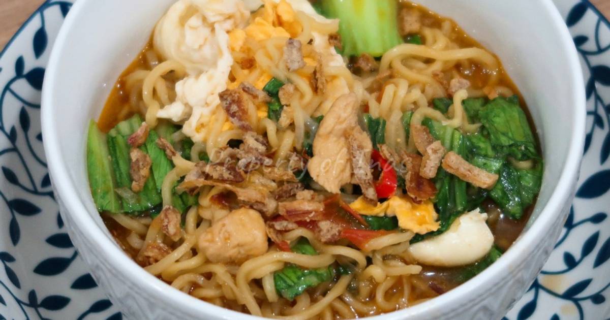 Resep Mie Telur Nyemek Favorit Bunda