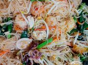 Gambar resepi bihun goreng sotong