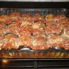 A picture of Rollitos de berenjenas.