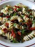 Cold Pasta Salad with Sun-Dried Tomatoes and Arugula