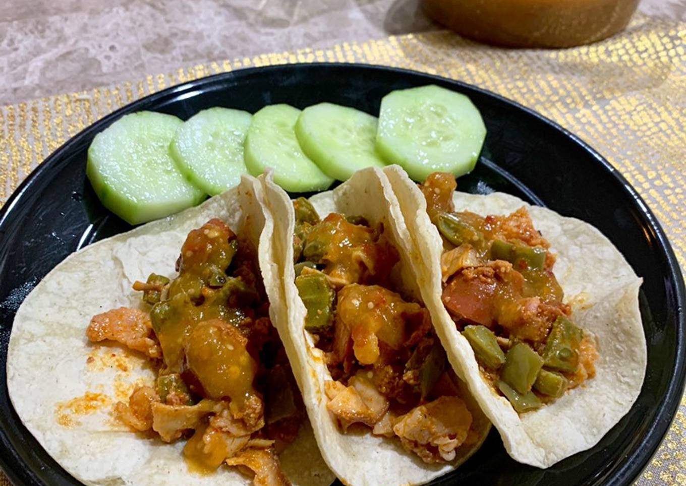 Discada de nopales