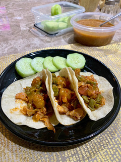 Una foto de Discada de nopales