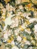 Pollo con crema