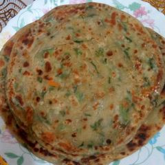 A picture of Dhania chapati.