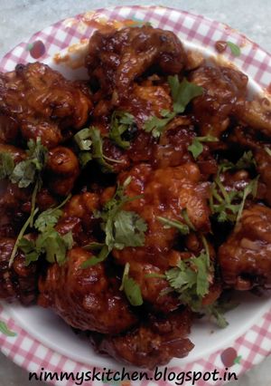 A picture of Gobi Manchurian (dry).