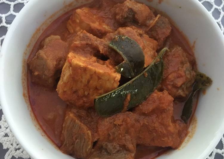 Langkah Menyiapkan Asam pedas daging  (tidak pakai tumis), Bisa Manjain Lidah