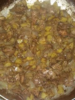 صورة لوصفة كبده دجاج