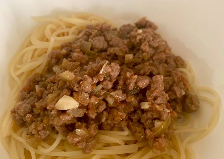 Spaghetti Bolognaise Saos Tiram