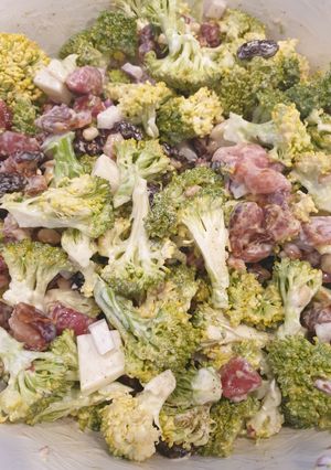 A picture of Brocolli Salad.
