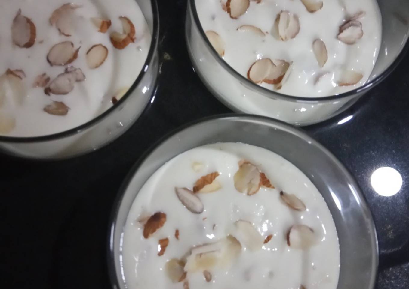 Rasmalai flavour Baked yogurt