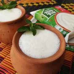 A picture of Meethi Lassi #RamadanKiTayari #SummerDrinks.