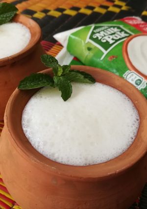 A picture of Meethi Lassi #RamadanKiTayari #SummerDrinks.