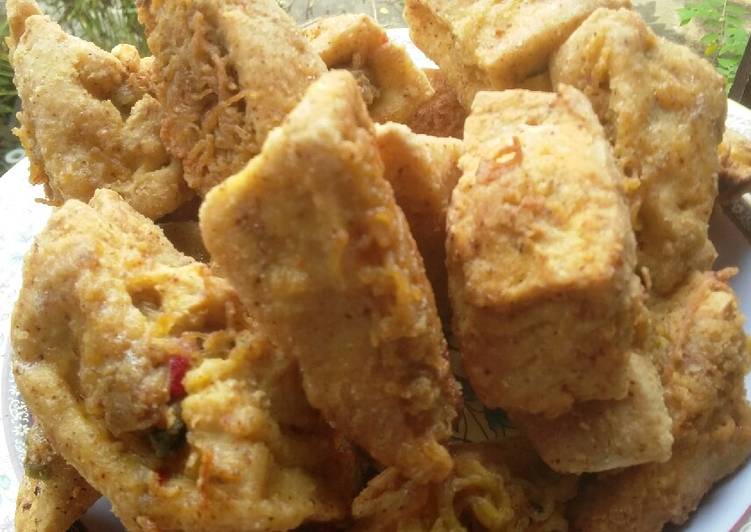 Tahu crispy isi mandai ala mami lia