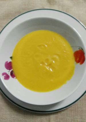 Foto principal de Crema de calabaza y quesitos