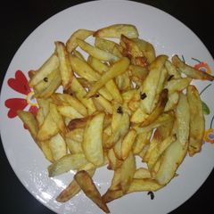 A picture of Fried irish potatoes by nafcy kitchen.