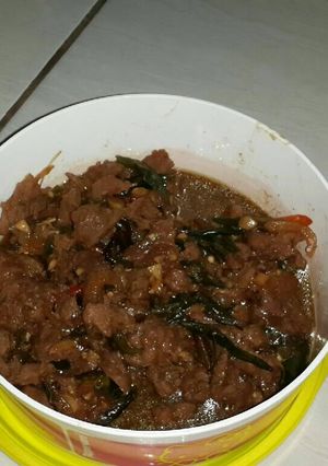 Foto resep Oseng daging cabe ijo