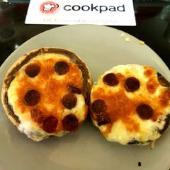 A picture of My Stuffed Large Mushrooms. 😀.