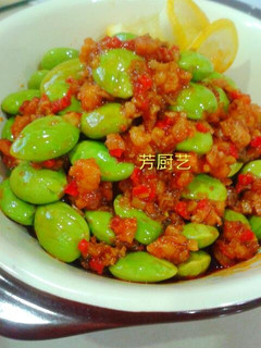蒜香辣椒虾仁抄臭豆 的食譜成品照片
