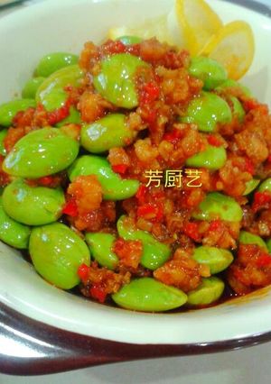 蒜香辣椒虾仁抄臭豆 的食譜成品照片