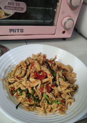 Foto resep Ayam suwir kemangi
