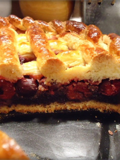 Meggyes-mákos pite recept fotója