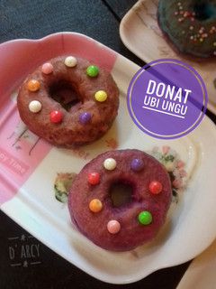 Foto resep Donat Ubi Ungu Eggless