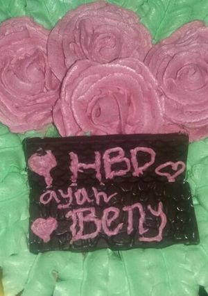 Foto resep Kue ultah brownis
