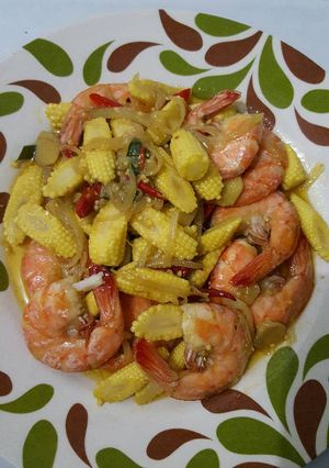 Foto resep Tumis Putren campur Udang