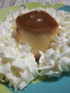 Una foto de Flan de huevo casero